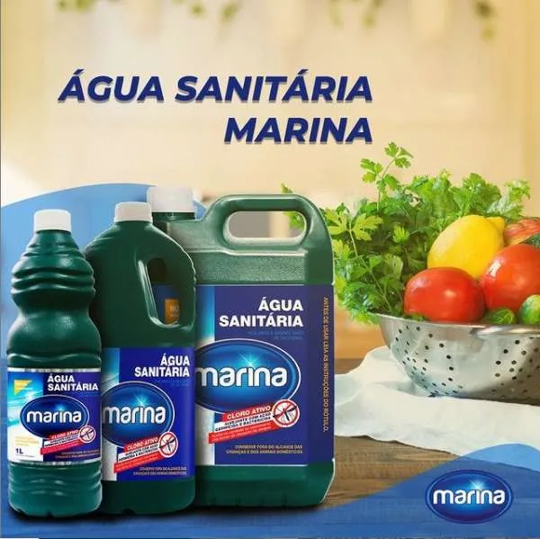 água sanitária 2 litros preço